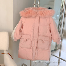 Children's Mid-Length Down Jacket